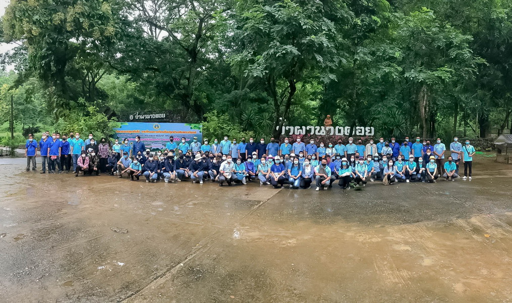 โครงการท้องถิ่นปลูกป่าเฉลิมพระเกียรติสมเด็จพระนางเจ้าสิริกิติ์ พระบรมราชินีนาถ พระบรมราชชนนีพันปีหลวง “รวมใจท้องถิ่น ปลูกต้นไม้เพื่อแผ่นดิน สืบสานสู่ 90 ล้านต้น บริเวณพื้นทีถ้ำผานางคอย