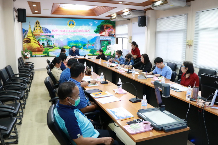 ประชุมหัวหน้าส่วนราชการและผู้อำนวยการสถานศึกษาในสังกัดองค์การบริหารส่วนจังหวัดแพร่ ครั้งที่ 8/2566