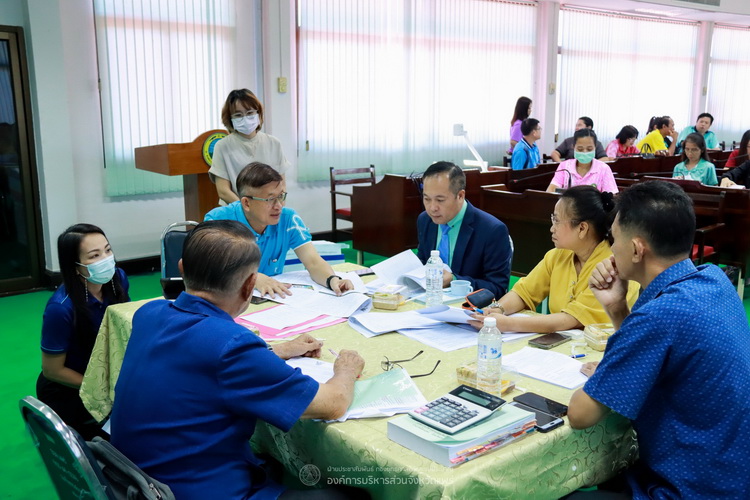 องค์การบริหารส่วนจังหวัดแพร่ เข้ารับการประเมินประสิทธิภาพและประสิทธิผลการปฏิบัติราชการขององค์การบริหารส่วนจังหวัดแพร่ ประจำปีงบประมาณ พ.ศ.2566