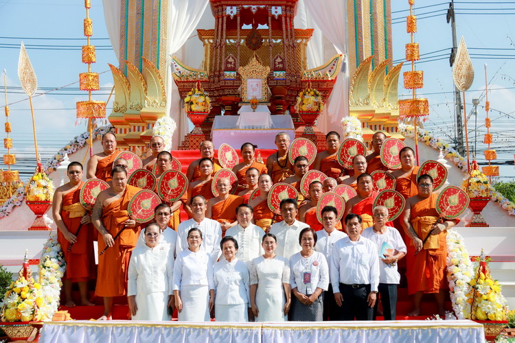 นายกองค์การบริหารส่วนจังหวัดแพร่ เป็นประธานพิธีบำเพ็ญกุศลออกเมรุพระราชทานเพลิงศพหลวงปู่พระราชวิสุทธี (ก๋วน อคฺคปญฺโญ ป.ธ.4)