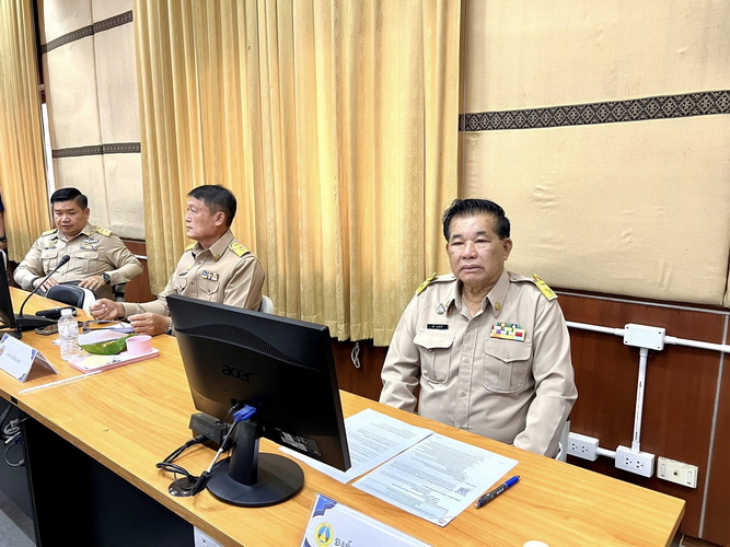 ประชุมประจำเดือนนายอำเภอ หัวหน้าส่วนราชการ รัฐวิสาหกิจ ในสังกัดกระทรวงมหาดไทย ครั้งที่ 6/2568 ประจำเดือนมิถุนายน 2568