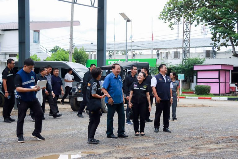 นายกองค์การบริหารส่วนจังหวัดแพร่ นำเจ้าหน้าที่จากภาครัฐ และภาคเอกชน ลงพื้นที่สำหรับจัดงานมหกรรมของดีและงานกาชาดจังหวัดแพร่