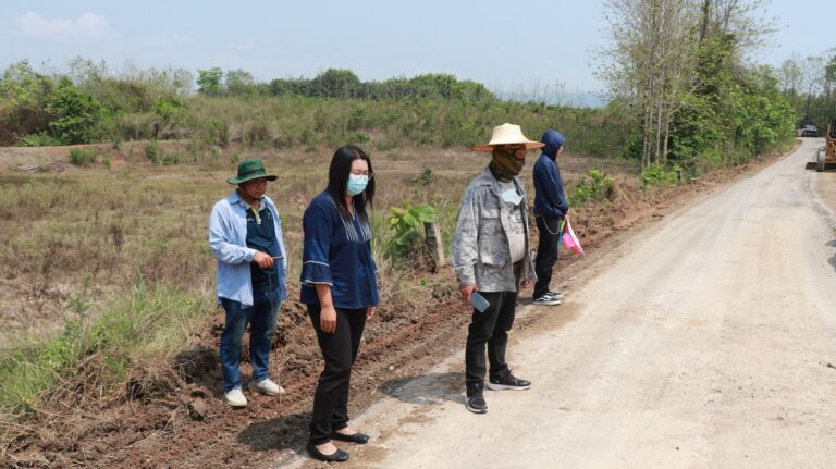 โครงการปรับปรุงผิวทางแอสฟัลท์ติกคอนกรีต สาย พร.ถ.1-0040 บ้านผ้าจั๊บ – บ้านวังเย็น อำเภอลอง จังหวัดแพร่