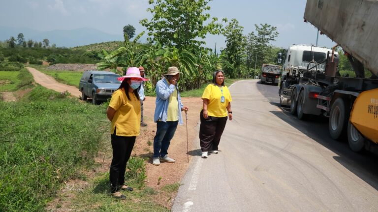 ตรวจติดตามโครงการปรับปรุงผิวทางแอสฟัลท์ติกคอนกรีต สาย พร.ถ. 1-0040 บ้านวังน้ำเย็น – บ้านผาจั๊บ อำเภอลอง จังหวัดแพร่ (งบเศรษฐกิจฐานราก ประจำปีงบประมาณ 2566)