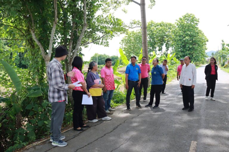 ลงพื้นสำรวจเพื่อเตรียมการจัดทำงบประมาณรายจ่ายประจำปี พ.ศ. 2568